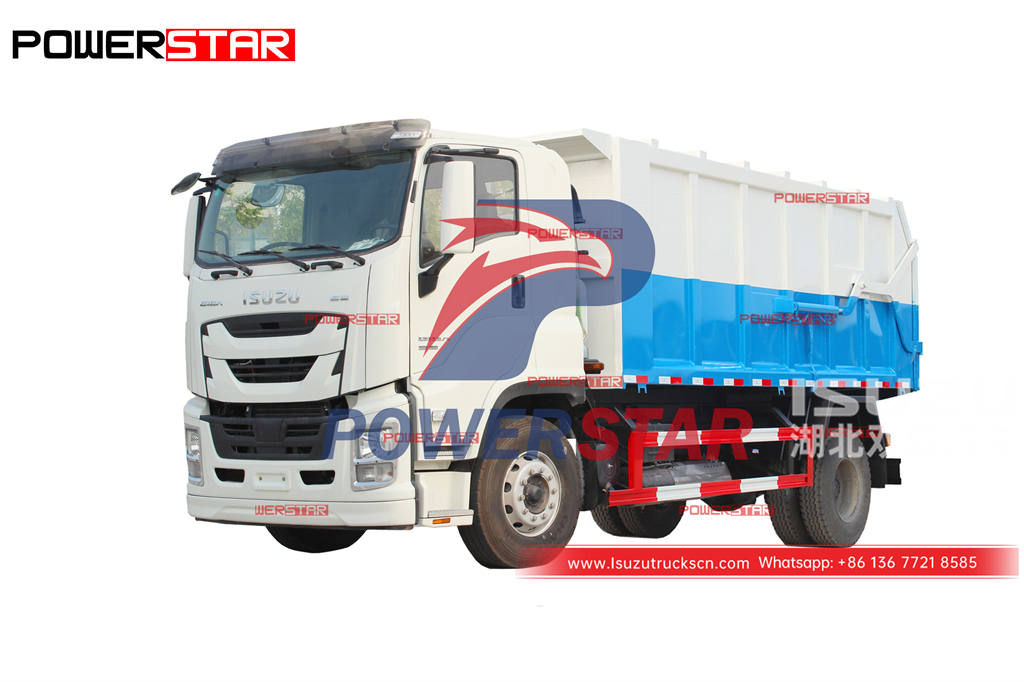 ISUZU GIGA 6 wheeler docking garbage truck for sale