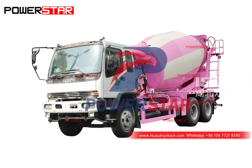 ISUZU FVZ 6Ã—4 concrete batch mixer for sale