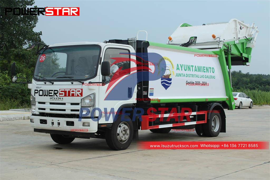 Truk pemadat sampah ISUZU ELF 700P dijual