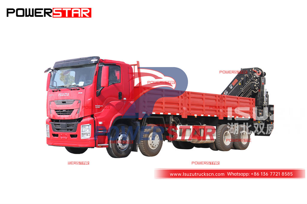 Factory direct sale ISUZU GIGA 380HP crane truck