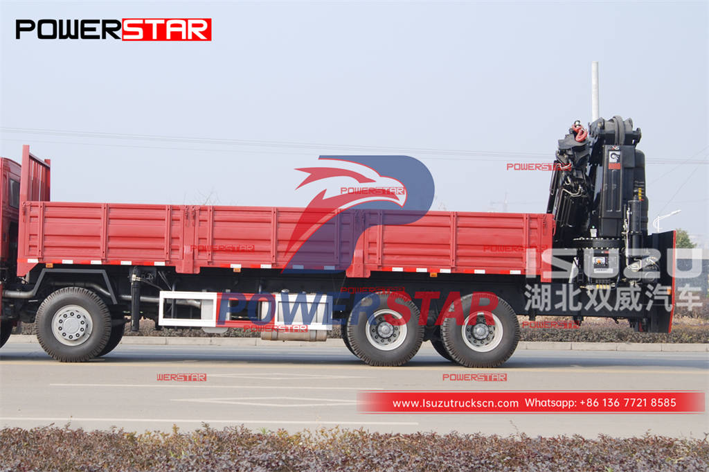 Factory price ISUZU GIGA 8Ã—4 crane truck for sale