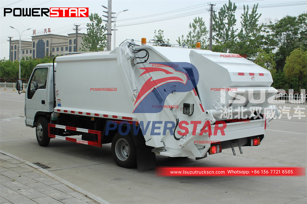 Brand new ISUZU 98HP 4Ã—4 small trash compactor for Djibouti