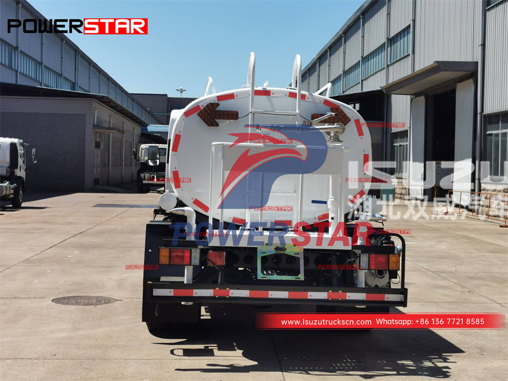 Good price ISUZU 700P 190HP drinking water tanker truck for sale