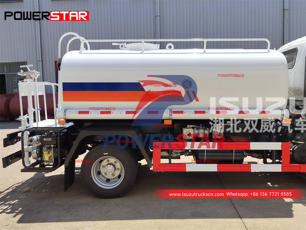 Hot-selling ISUZU 4Ã—4 stainless steel potable water truck at best price