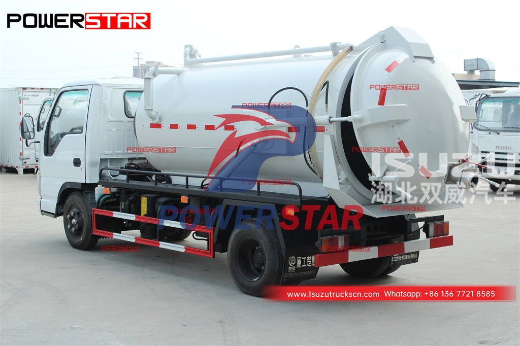 Factory outlet ISUZU 4Ã—4 4000 liters septic pump truck