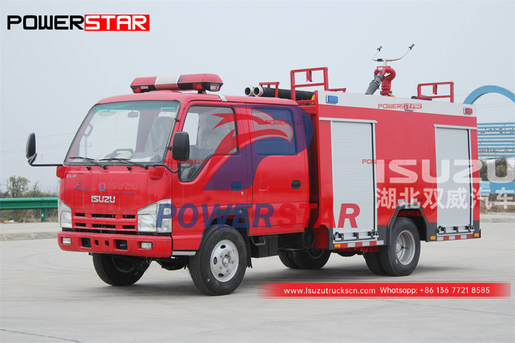 ISUZU 100P 4Ã—4 98HP small fire fighting truck for sale