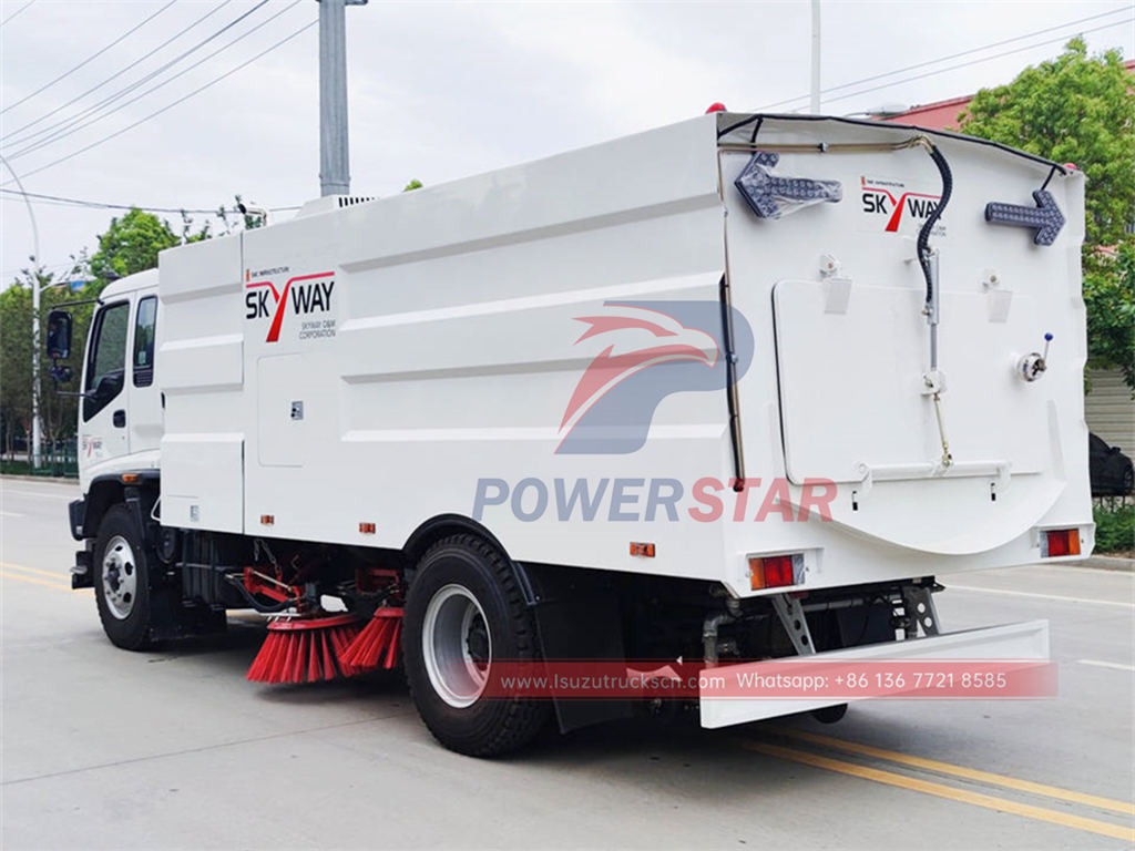 ISUZU road sweeper truck at best price