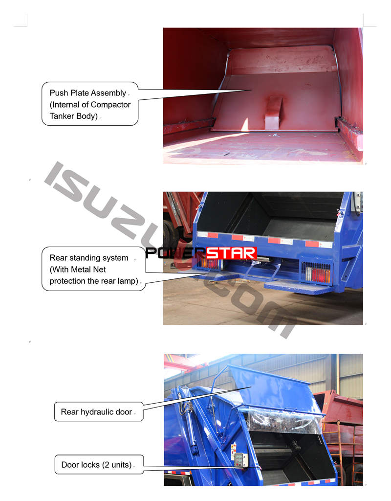 Truk pemadat sampah Isuzu 700P