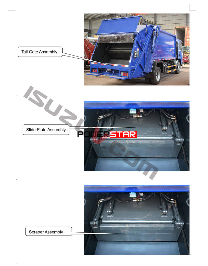 Truk pemadat sampah Isuzu 700P