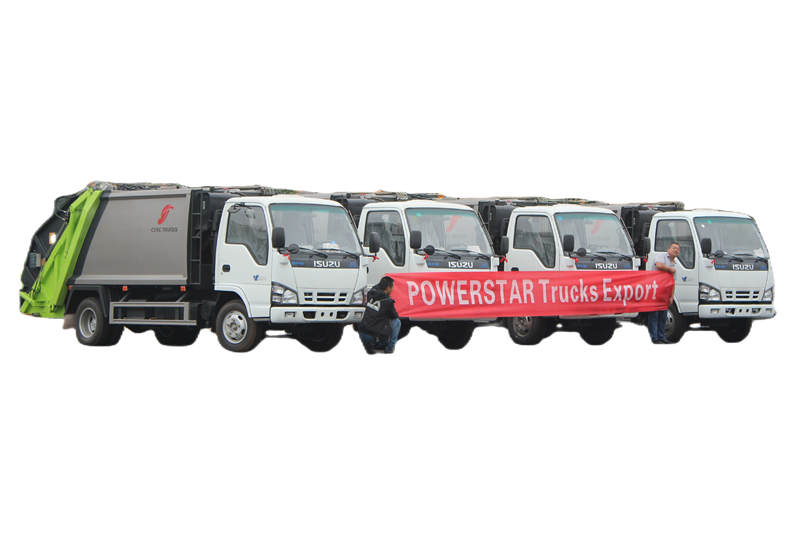 Truk pemadat sampah Isuzu 600P