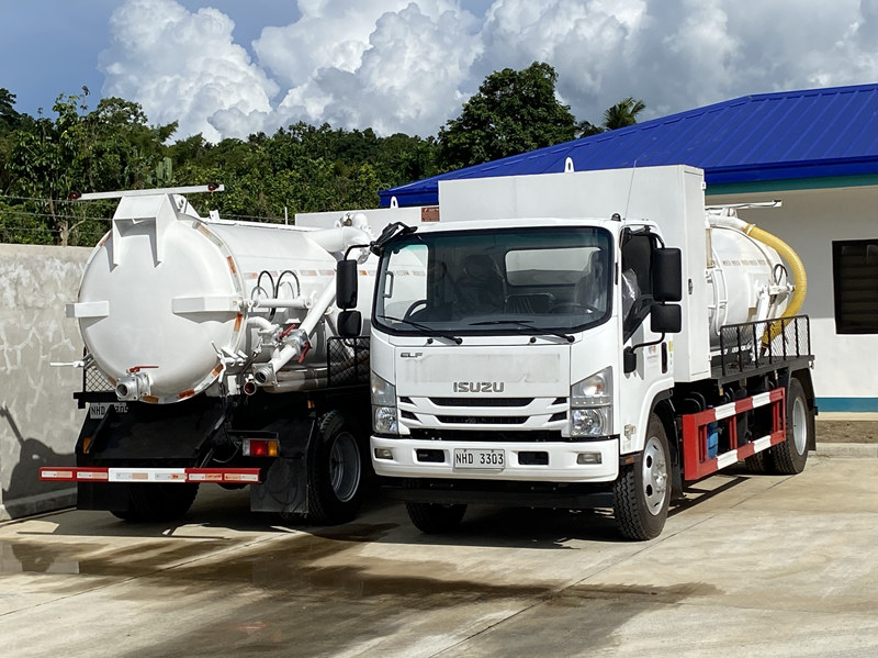 Truk limbah vakum ISUZU untuk Filipina