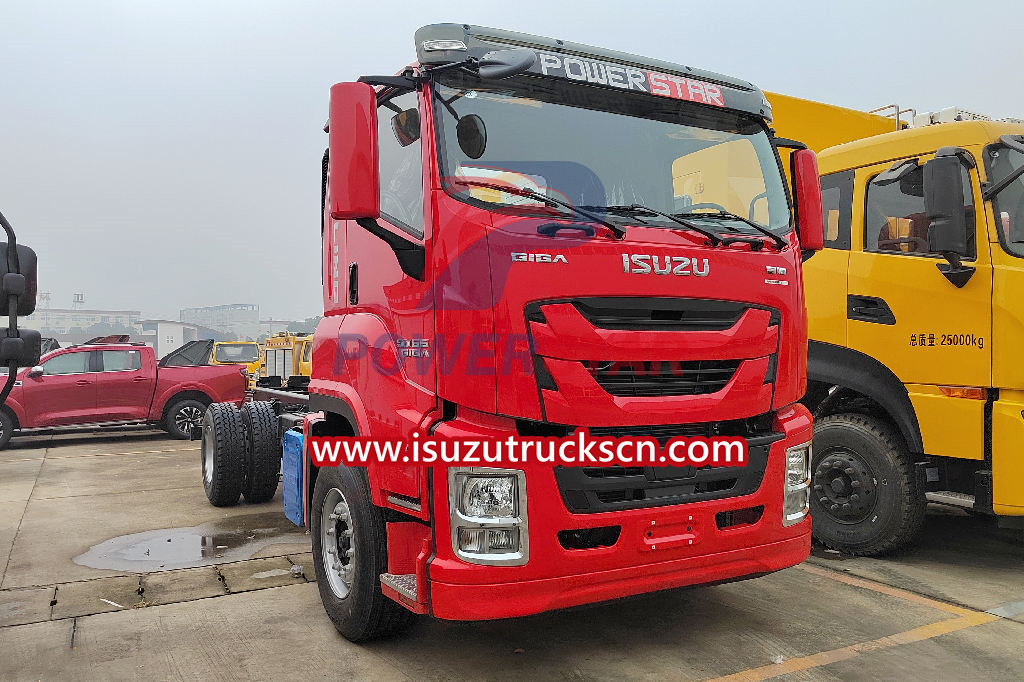 Sasis truk pemadam kebakaran ISUZU GIGA 4x2 model 420HP