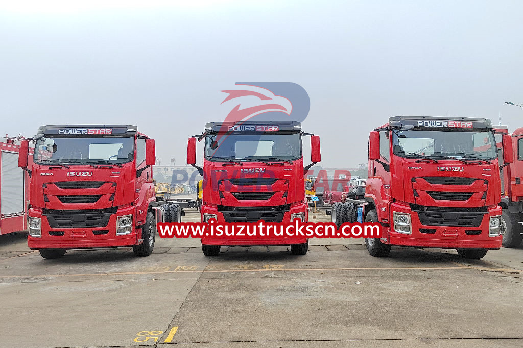 Sasis truk pemadam kebakaran ISUZU GIGA 4x2 model 420HP