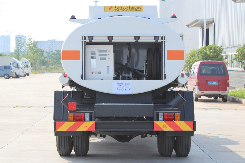 Isuzu NPR refueling tanker truck