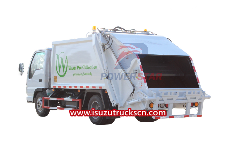 Ghana Compression Garbage Truck Isuzu 4 CBM