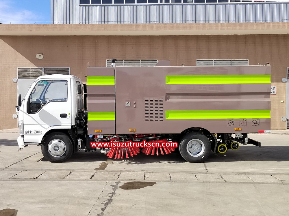 Mechanical Broom Sweeper Truck Isuzu