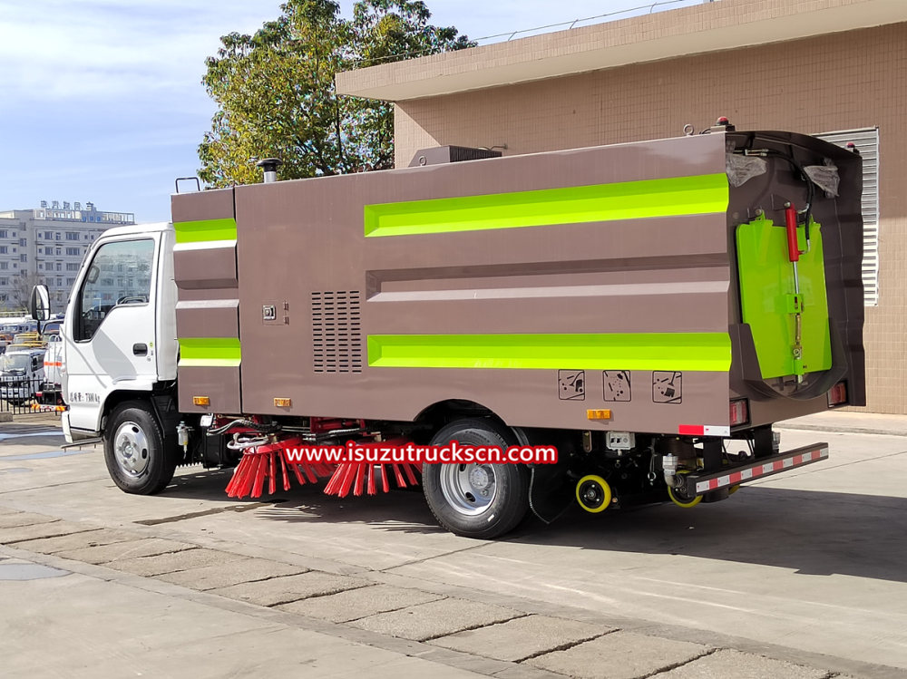 Mechanical Broom Sweeper Truck Isuzu