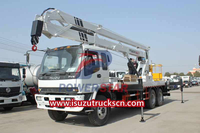 ISUZU 22m bucket truck