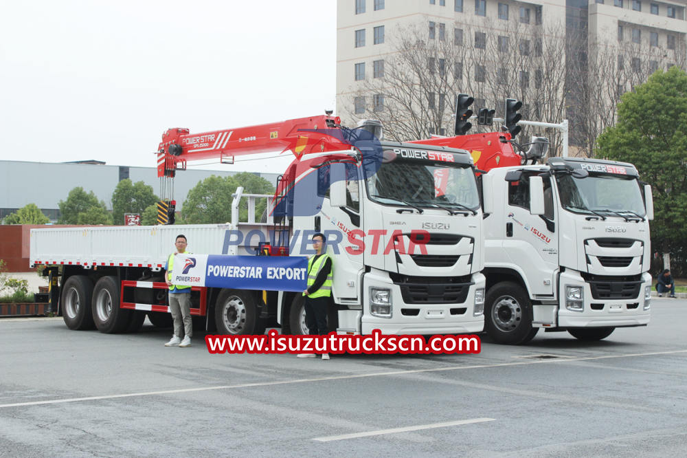 HMDJV GIGA Isuzu 10ton Palfinger Stiff Boom Crane Truck Manufacturer