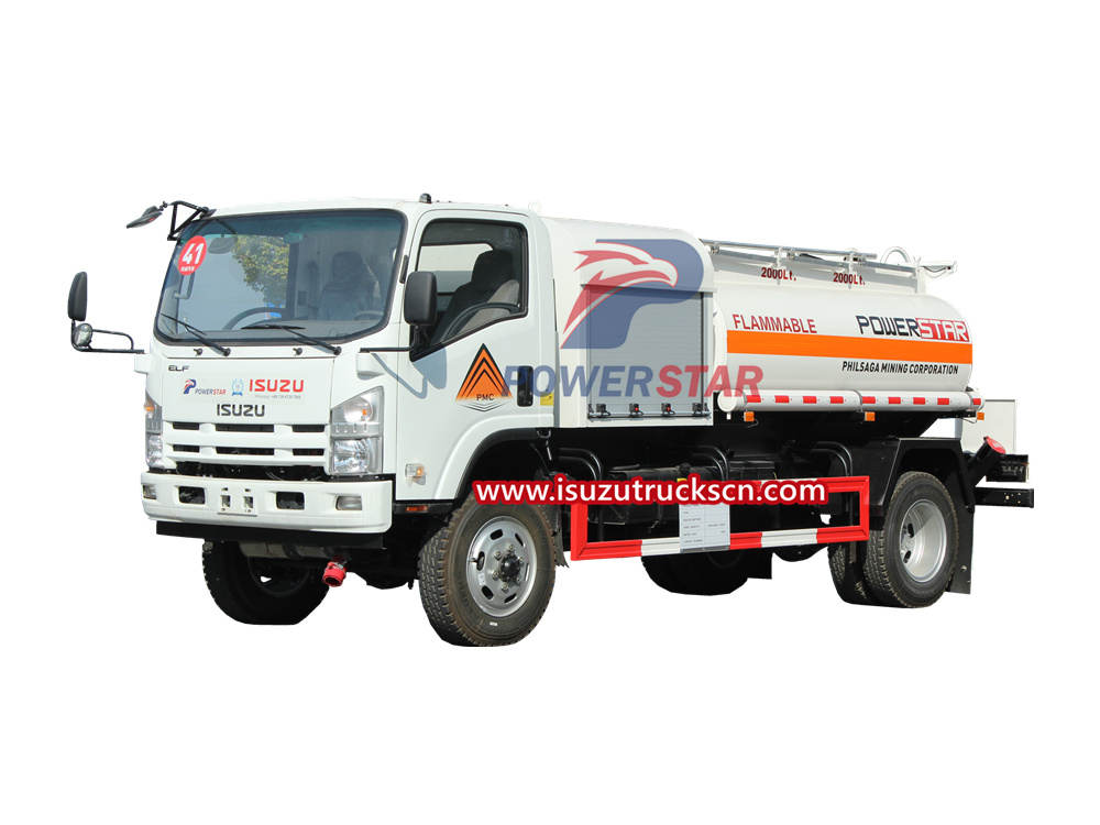 Isuzu All drive Oil Transportation Trucks