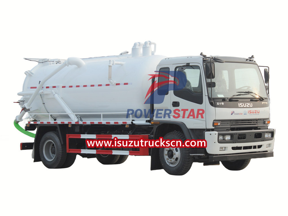 Kapal tanker vakum Isuzu