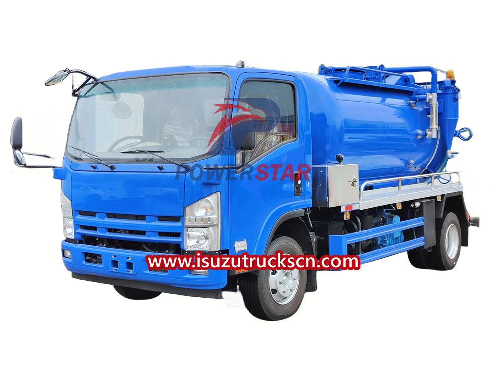 Truk pompa air limbah Isuzu