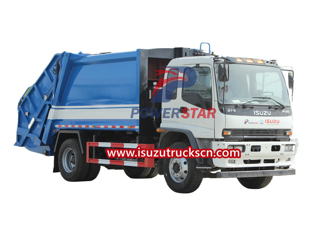 Truk sampah pemadat Isuzu