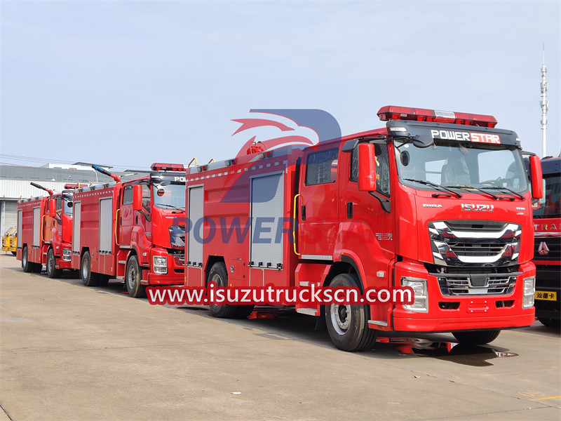 Isuzu fire truck