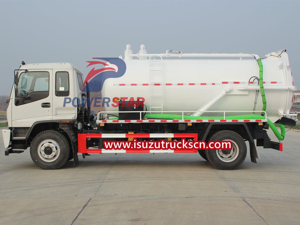 Truk pengisap super isuzu