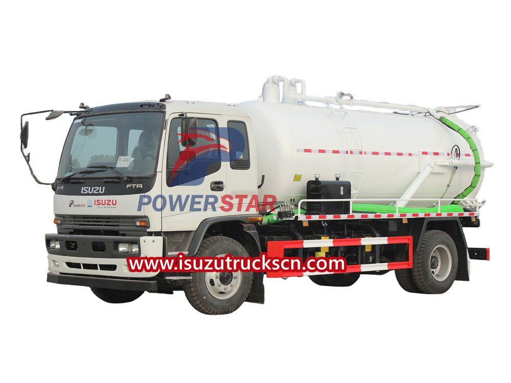 Truk pompa septik Isuzu