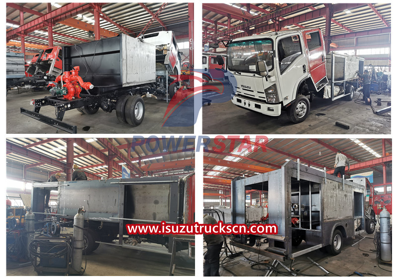 isuzu fire truck workshop