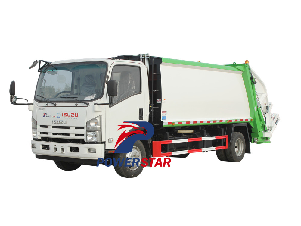 isuzu rear loader compactor