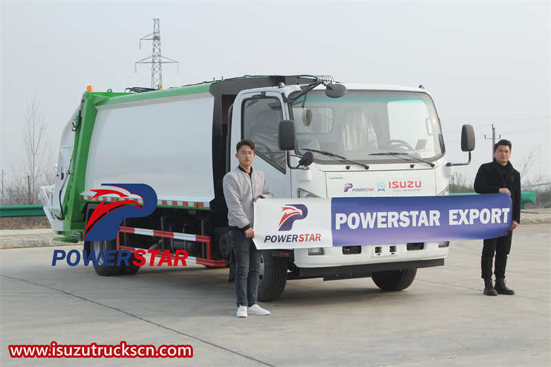 isuzu rear loader compactor