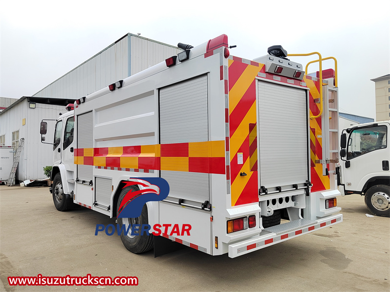 isuzu fvr foam fire truck