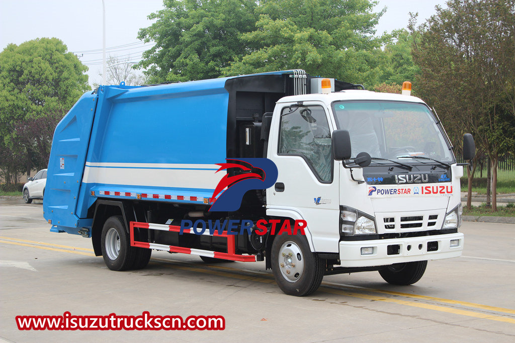 Truk sampah kompresi Isuzu