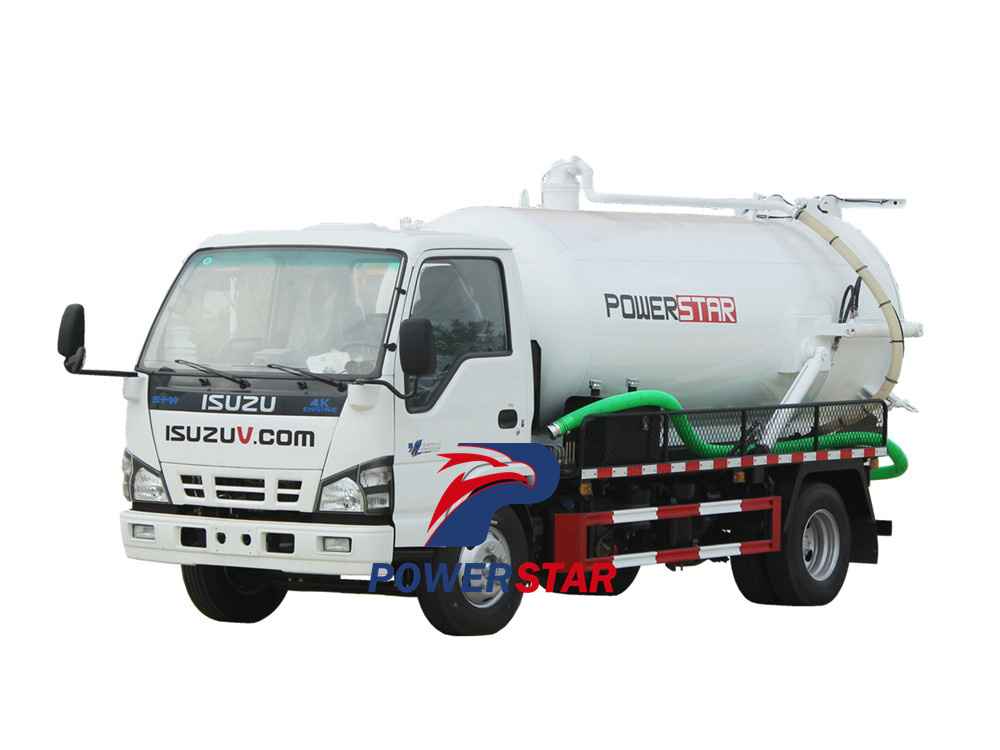 isuzu NKR vacuum tanker truck