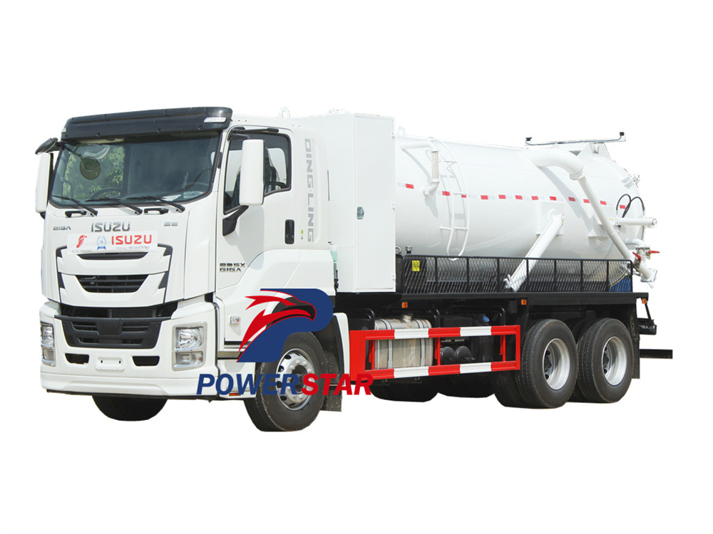 isuzu giga sewer vacuum truck