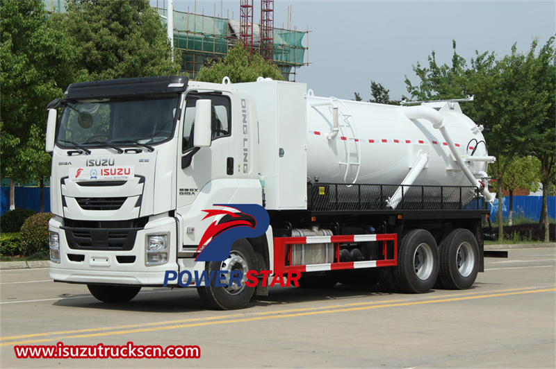 ISUZU GIGA sewer vacuum truck