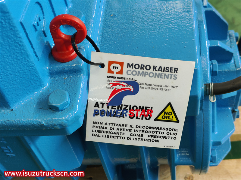 Moro air cooled vacuum pump