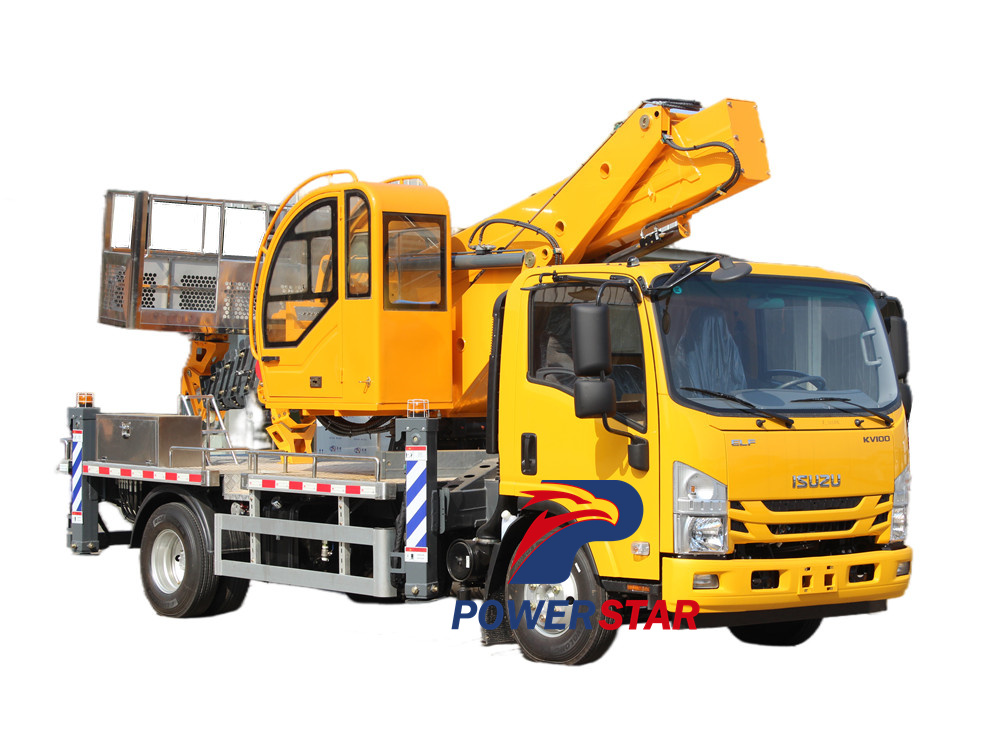 Isuzu light KV100 aerial work truck