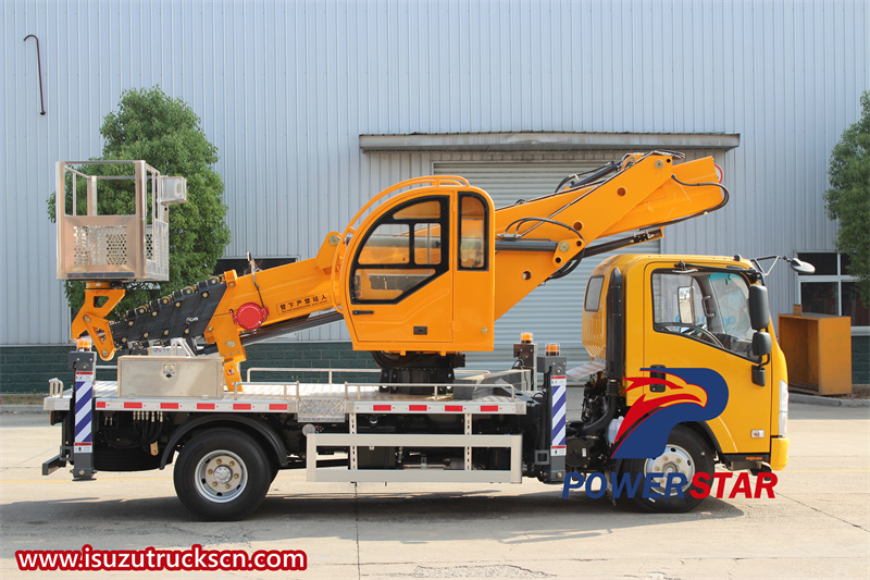 Isuzu KV100 20m bucket truck