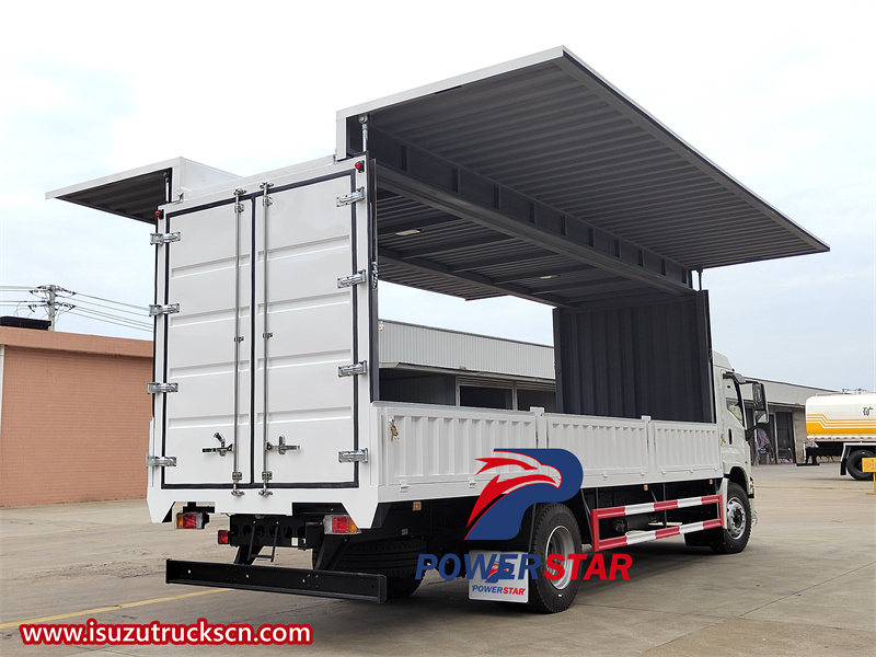 Isuzu GIGA 4x2 wing van cargo truck