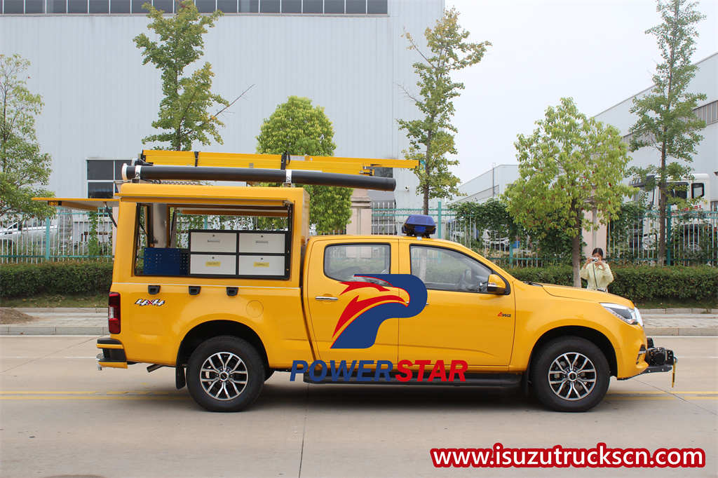 ISUZU 4x4 offroad pickup mobile workshop truck