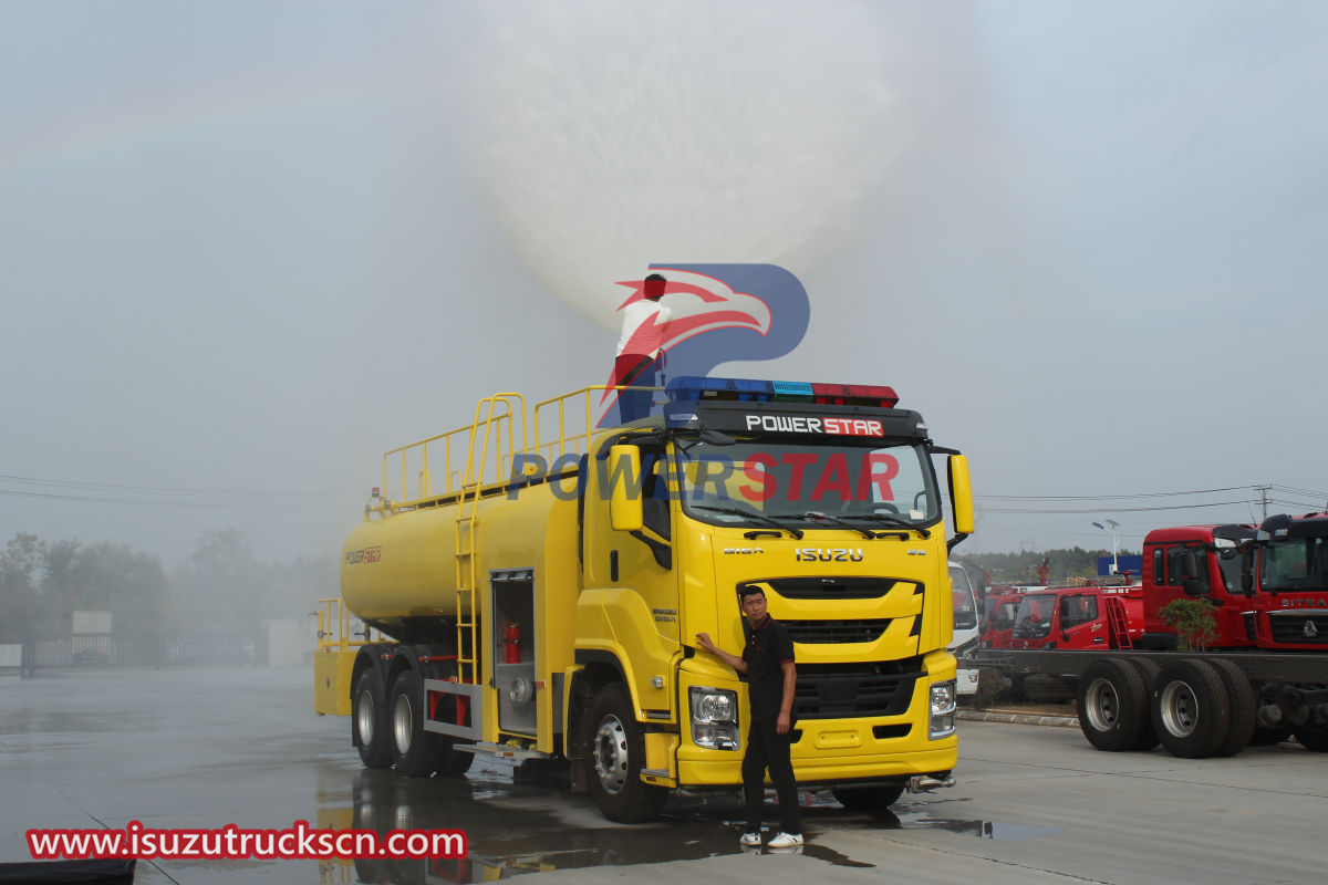 Philippines Isuzu giga Rescue Water Firefighter Truck Fire Fighting trucks