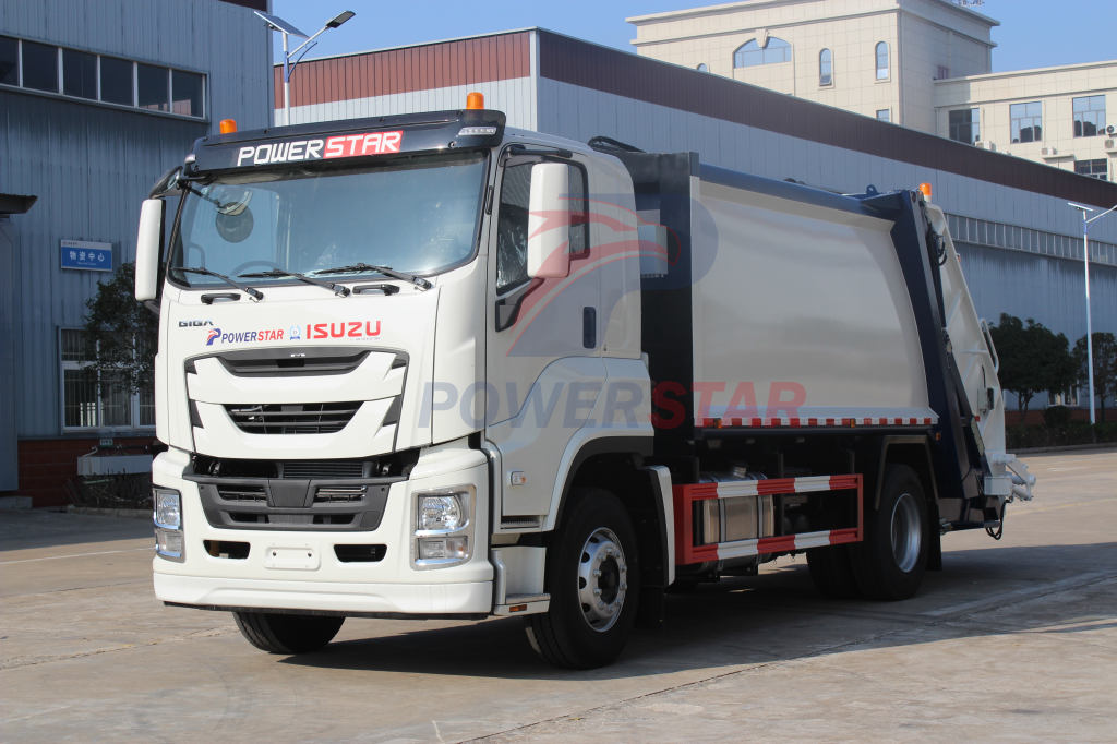 6HK1-TCG61 Trash compactor body by Isuzu giga trucks pictures and specifications