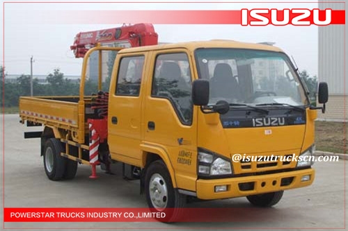 japanese 2.1ton Isuzu Transportation Lorry Mounted Crane