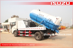 JAPAN 14,000Liter FVR FVZ Isuzu Truck Mounted Vacuum Suction Truck