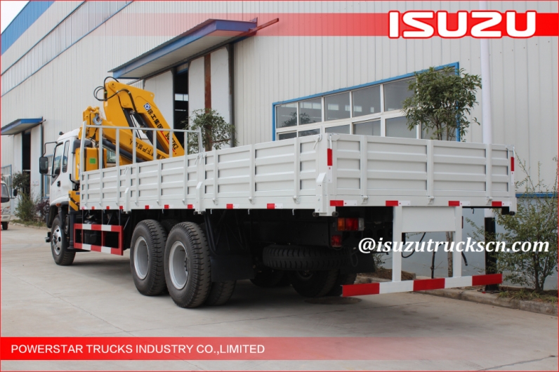 Isuzu Brand hydraulic cylinder pickup truck crane,truck with crane 10ton