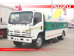 ELF NPR ISUZU Dust Suction Truck 10M3 Sweeper Truck 10CBM Road sweeper Truck For Sale