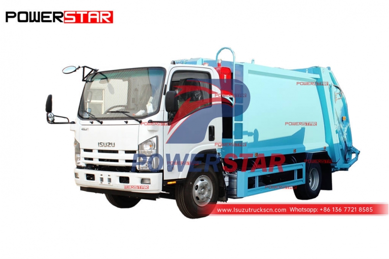 Brand new ISUZU NPR 10CBM back load waste compactor truck hot sales